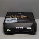 SMIRLY Wood Cutting Boards for Kitchen Wooden Chopping Board Set Reversible with Deep Juice Grooves Grip Handles, Large Charcuterie Tray for Home Kitchen, Rubber Wood, 3Pcs with Holder