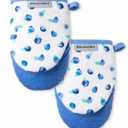 KitchenAid Printed Mini Oven Mitts - Mini Blueberries