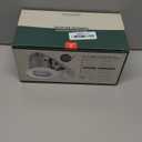 Globe Electric 90663, 4" Flush Round Trim Recessed Lighting Kit Tempered Frosted Glass, White, 3.88" Hole Size, Bulb Not Included (1-Pack)