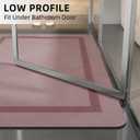 Chakme Bathroom Mat Rug 24x16, Ultra Thin Magic Mat Non Slip Quick Dry Absorbent Bath Mat for Bathroom Floor, Pink, 24"x16"