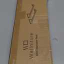 Wallniture Brix Wine Glass Holder Under Cabinet Kitchen Organization and Storage for Kitchen Decor, Black Iron 17 Inch Set of 2