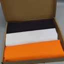 TYL&TYS Halloween Treat Bags, 3Pcs Trick or Treating Bags, Halloween Candy Canvas Tote Gift Bag, Reusable Grocery Boo Basket for Kids