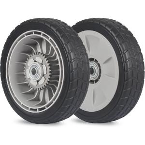 GICOOL 42710-VE2-M02ZE Rear Wheels, 8 Inch Wheels Fit for HRR216 HRS216 HRT216 Honda Walk-behind Lawn Mower, Pack of 2, 2x Rear Wheels