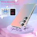 Layeri for Samsung Galaxy S24 Case Holographic Iridescent Unique and Aesthetic Shockproof Phone Case for Girls and Women Translucent Iridescent Bumper Protective Cases for Galaxy S24 Cover