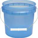 Leaktite 1 Gallon Translucent Pail - Blue (No Size)