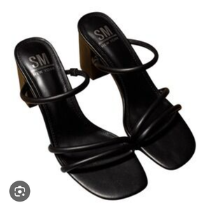 SM New York Shoes, Style Reanne, Black, 7.5