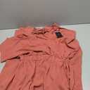 DEEP SELF Women Summer V Neck Cold Shoulder Short Sleeve Maxi Dress High Waist Split Wedding Guest Long Dress M