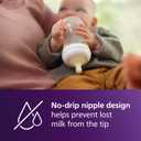 Philips Avent Natural Baby Bottles with Natural Response Nipples (Medium Flow, Flow 3), 9oz, 2-Pack, SCY903/02