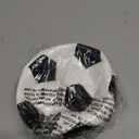 Durable 6" Mini Size Training Soccer Ball Soft Sports Toy Ball for Toddlers, Kids Gift (Black&White)