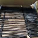 WESLEY'S CORNER Tall Fence Panels - 32H x 29L, No Dig Metal Dog Fence, Heavy Duty, Garden Border & Animal Barrier, Rustproof, Decorative Fencing for Backyards, Frontyards, Outdoors and Edging (Black)