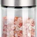 Gulex Salt Grinder Pepper Mill, Refillable, Adjustable Coarseness Black Pepper Grinder, Stainless Steel Sea Salt Shaker with Ceramic Rotor(Seasoning not included)