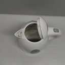 OVENTE Electric Kettle, 1.7L Fast Boiling Water Heater for Coffee or Tea, BPA Free with Water Level Gauge, Auto Shut-Off, Boil-Dry Protection, Indicator Light and Removable Filter, White KP72W