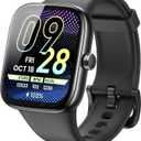 TOZO AMOLED S7 Smart Watch Bluetooth Call 1.85 Inch Ultra HD Screen, Dynamic Dials Messages Push 100+ Sports Modes, Detect Human Health Sleep Monitor with High Battery Life, Touch Function
