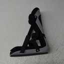 United Ortho Plantar Fasciitis Adjustable Leg Support Brace Fits Right or Left Foot for Soreness Relief, Foot Pain and Stretching, Large, Black