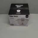 AROMA Select Stainless Rice Cooker, 3-Cup (Uncooked) / 6-Cup (Cooked), Stainless Steel Inner Pot, Small Rice Cooker, Auto Keep Warm, 1.2 Qt, White, ARC-753SG