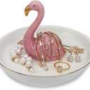 Flamingo Ring Dish, Jewelry Holder, Jewelry Holder Dish, Flamingo Decor, Thanksgiving, Christmas