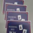 MyCasily Mahjong Cards 2025 - Large Print & Easy to Read, Large Size - 4Pcs