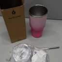 BJPKPK 30 oz Tumbler With Lid And Straw, Travel Coffee Mug,Cherry Blossom