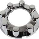 Front F250 F350 SD 4x4 Chrome Wheel Center Hub Caps 8 Lug Rim Lug Cover Hubs