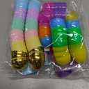 2 x Plastic Easter Eggs Empty Fillable2.36" (36-PCS with 3 Golden Eggs) Easter Decoration12 Colors Bright Pastel Bulk Large Easter DecorPerfect for Egg Hunt/Surprise Egg/Classroom Prize Supplies