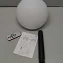 shumi Solar Ball Light Outdoor Decorative-8 inch Outdoor Waterproof Powered Ball Lights with Remote Control,16 RGB Colors Globe Light for Garden,Backyard,Pathway,Poolside