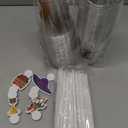 MUOUAKATE Derby Cups Plastic Disposable Bulk, 48 Pack 12 oz Derby Clear Julep Cups with Plastic Straws and Cards for Derby Party Decorations Supplies Horse Racing Favors Gift