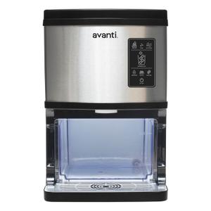 Avanti Nugget Ice Maker with Digital Controls and Dispenser Countertop Use Self-Cleaning Makes 33lbs of Chewable Ice Per Day, Includes Ice Bin, 195-Watts, Stainless Steel