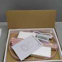 Pink Side Table with Charging Station,Side Tables Living Room,Nightstand with USB Ports and Outlets,Samll End Table for Small Space,Living Room,Bedroom, Nursery,(1PC,Pink)