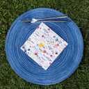 3 x Premium Designer Paper Napkins, 3-Ply 6.5 x 6.5-inches Fold Disposable Decorative Lunch Dinner Napkin (01-1.Fresh Bouquet Floral 20-Count, 6.5"x6.5",Luncheon Size)