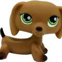 Brown Dachshund Dog Puppy #139 Mini Pet Toys Animal Figure