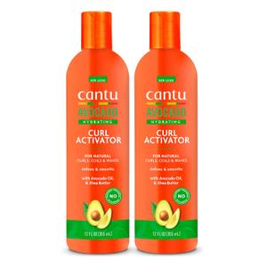 Cantu Avocado Hydrating Curl Activator Cream with Pure Shea Butter, 12 oz (Pack of 2)