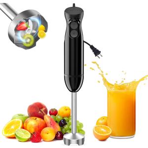Bonsenkitchen Immersion Hand Blender, Smoothie, Puree, Baby Food