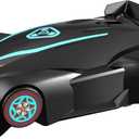 Mini Wall Climbing RC Car - Dual-Mode (Floors & Walls), 360 Rotating Stunt Car with Headlights, USB-C Rechargeable, Indoor Wall Toy for Boys Ages 3+, Ideal Gifts for Kids' Birthdays & Christmas (Gray)