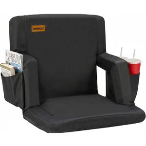 Overmont Stadium Seats with Back Support, Padded Bleacher Seat Cushion, Regular - 20.5"