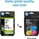 HP 910 Black, Cyan, Magenta, Black Ink Cartridge (Black XL + CMY)
