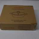 Dezin 5-QT Double-flavor Shabu Shabu Pot with Divider, Dual Sided Nonstick Hot Pot, 12 Inch Divided Stockpot for Cooking, Hotpot for Induction Cooktop, Gas Stove & Hot Burner, Soup Ladle Included