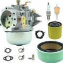 Carburetor For Kohler Magnum KT17 KT19 M18 M20 MV18 MV20 52-053-18 52-053-28 with Air Filter Tune-Up kit