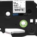 12 mm Compatible Label Tape Cassette Laminated Tape for 210 220 Label Printer Machine