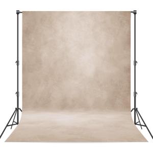 Abstract Professional Photography Backdrop for Portrait Photo Props Booth Background Photoshoot Studio with Polyester Fabric Roller Pocket on Top (6x8ft,Light Beige,No Stand)