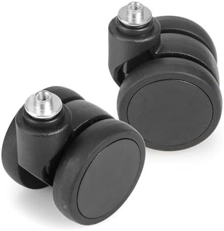 Domiella 2 Pack Luggage Replacement Wheels, Universal Suitcase Swivel Caster, Rubber Suitcase Wheels Repair Kit, 50mm