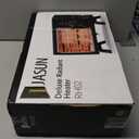 JASUN Portable Space Heater Electric Radiant Heater Fast Heating with Adjustable Thermostat, Portable Indoor Heater with Handle Quiet Energy-Saving 1250W/1500W for Office Home Garage Bedroom Black