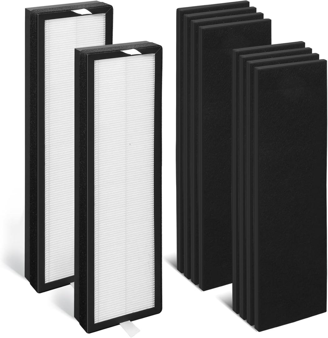2+8 Set HFD300 Filter Replacement-Compatible with Honeywell Air Genius 3,4,5,6 Series Air Cleaner Purifier,Part#HFD300,HFD310,HFD360,HFD314,HFD323CV1,HFD320 Replacement Filter.
