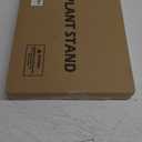 FILWH Plant Stand Small Bamboo Plant Stand Outdoor Indoor Movable Flower Stand With Wheels Plant Shelf Pot Holder Plants Corner Display Rack Multiple Planter For Living Room Balcony Garden Patio