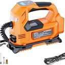 LRVTREC Portable Air Compressor Pump Car Air Pump Intelligent Digital Display Electric Tire Inflator,for Car, Motorcycle, Ball,Red