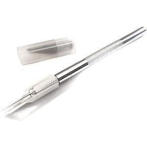 Integy RC Silver Alloy Handle Precision Hobby Knife Set for Decal & Masking Works
