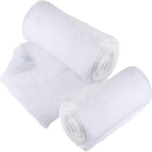 PREXTEX 2 Pack Snow Blanket Rolls - Artificial Fake Snow for Christmas Decorations - White Backdrop for Holiday Displays - Ideal for Village Displays and Under The Christmas Tree - 94.5 x 31.5 Inches