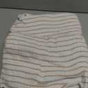 Meracorallo Muslin Fitted Crib Sheet, Soft and Breathable Baby Crib Sheet for Standard Crib and Toddler Mattresses (Neutral Stripe)