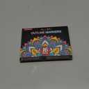 Aen Art Double Line Markers Outline Pens, Squiggles Shimmer Outline Marker Set, 16 Colors Doodle Shimmer Pen for Drawing, Making Card, Craft Project