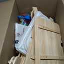 Water Table for Toddlers, Adjustable Height Wooden Sand and Water Table with 2 Collapsible Bins, Acrylic Activity Board, Water Track Toys & 16-Piece Play Set, Indoor Outdoor, Ages 3+