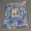 GRACE KARIN Girls A-line Floral Spring Dresses Girls Summer Beach Dress Blue Flowers 8Y